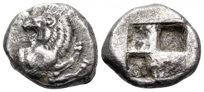 THRACE. Chersonesos. Circa 515-493 BC. Tetrobol (Silver, 13 mm, 2.59 g). Forepar...