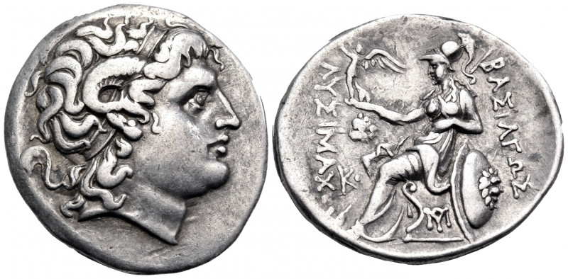 KINGS OF THRACE. Lysimachos, 305-281 BC. Tetradrachm (Silver, 30.5 mm, 16.97 g, ...