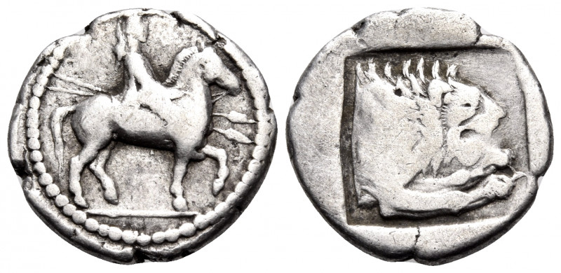 KINGS OF MACEDON. Perdikkas II, 451-413 BC. Heavy Tetrobol (Silver, 15 mm, 2.24 ...