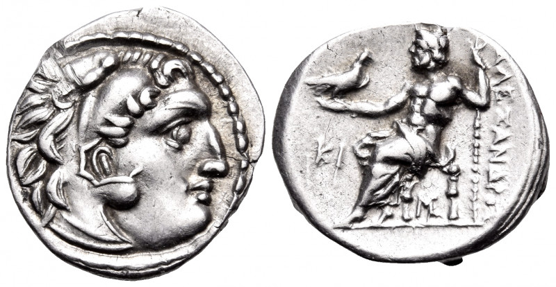 KINGS OF MACEDON. Alexander III ‘the Great’, 336-323 BC. Drachm (Silver, 24 mm, ...