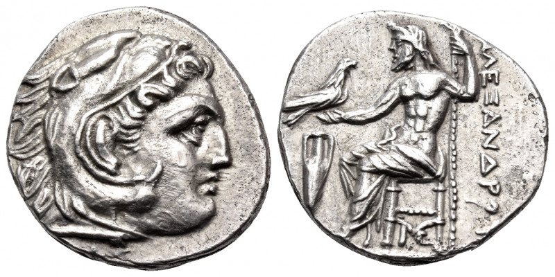 KINGS OF MACEDON. Alexander III ‘the Great’, 336-323 BC. Drachm (Silver, 17 mm, ...