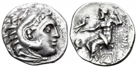 KINGS OF MACEDON. Alexander III ‘the Great’, 336-323 BC. Drachm (Silver, 17 mm, 4.77 g), struck under Antigonos I Monophthalmos, Abydos, c. 310-301. H...