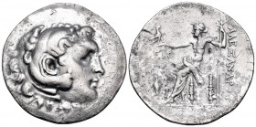 KINGS OF MACEDON. Alexander III ‘the Great’, 336-323 BC. Tetradrachm (Silver, 35 mm, 15.99 g, 1 h), struck posthumously, Temnos, circa 188-170. Head o...