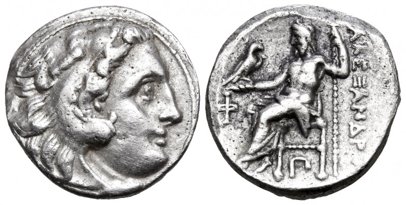 KINGS OF MACEDON. Alexander III ‘the Great’, 336-323 BC. Drachm (Silver, 17 mm, ...