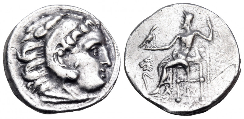 KINGS OF MACEDON. Alexander III ‘the Great’, 336-323 BC. Drachm (Silver, 18 mm, ...