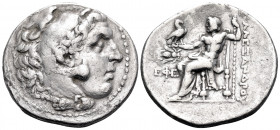 KINGS OF MACEDON. Alexander III ‘the Great’, 336-323 BC. Tetradrachm (Silver, 31 mm, 16.63 g, 12 h), struck posthumously, Ephesos, c. 300. Head of you...