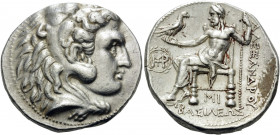 KINGS OF MACEDON. Alexander III ‘the Great’, 336-323 BC. Tetradrachm (Silver, 25 mm, 17.19 g, 4 h), struck under Seleukos I, Babylon, c. 311-305. Head...