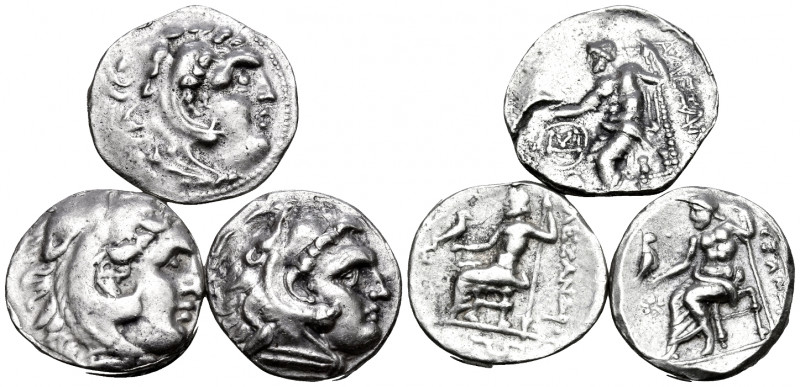 KINGS OF MACEDON. Alexander III ‘the Great’, 336-323 BC. (Silver, 13.43 g). Lot ...