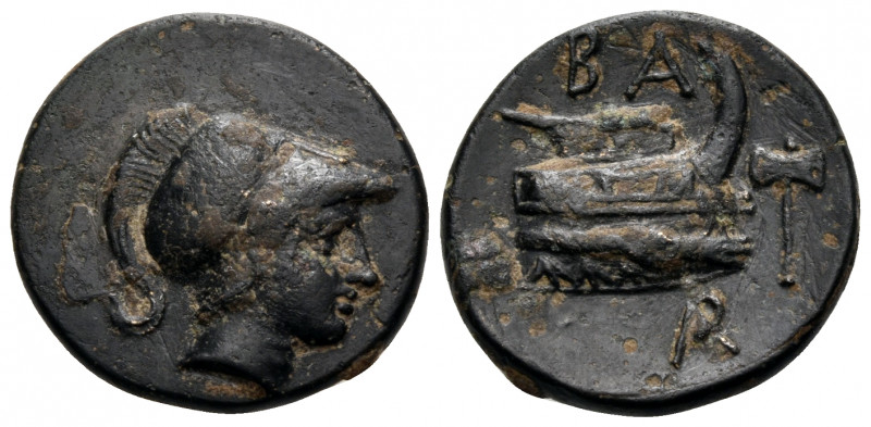 KINGS OF MACEDON. Demetrios I Poliorketes, 306-283 BC. Unit (Bronze, 16 mm, 3.06...