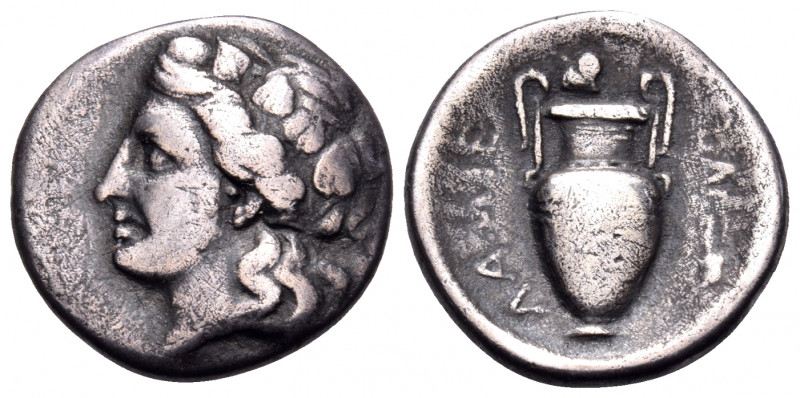 THESSALY. Lamia. Circa 360s-350s BC. Hemidrachm (Silver, 15.5 mm, 2.51 g, 11 h)....