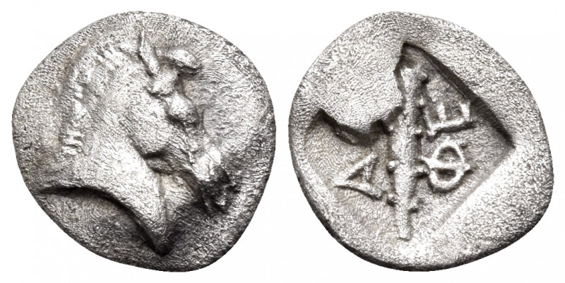 THESSALY, Thessalian League. Circa 470s-460s BC. Hemiobol (Silver, 9 mm, 0.48 g,...