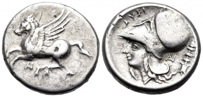 AKARNANIA. Anaktorion. Circa 320-280 BC. Stater (Silver, 20 mm, 8.55 g, 6 h), st...