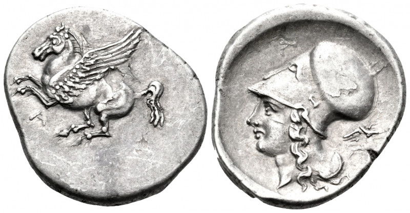 AKARNANIA. Argos Amphilochikon. Circa 340-300 BC. Stater (Silver, 24.5 mm, 8.38 ...