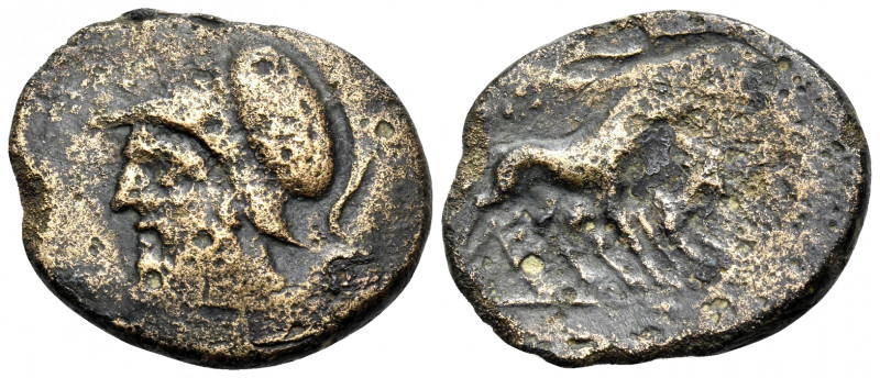 AKARNANIA. Argos Amphilochikon. 3rd century BC. (Bronze, 20 mm, 4.51 g, 5 h). Be...