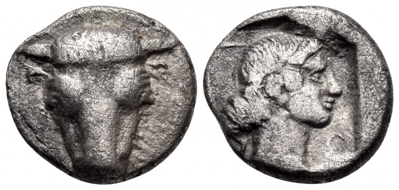 PHOKIS, Federal Coinage. Circa 457-446 BC. Triobol or Hemidrachm (Silver, 13 mm,...