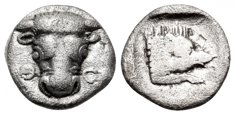 PHOKIS, Federal Coinage. Circa 478-460 BC. Obol (Silver, 9 mm, 0.88 g, 12 h). Φ ...