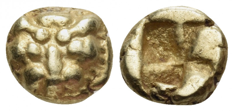 IONIA. Uncertain city. 6th century BC. 1/24 Stater (Electrum, 6.5 mm, 0.66 g). L...