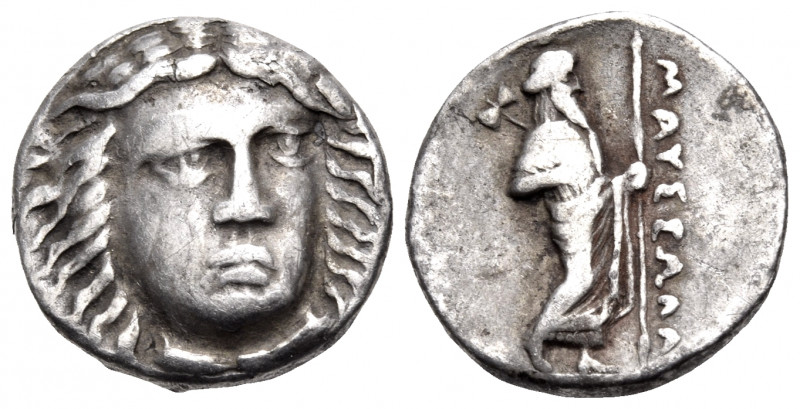 SATRAPS OF CARIA. Maussolos, Circa 377/6-353/2 BC. Drachm (Silver, 13 mm, 3.01 g...