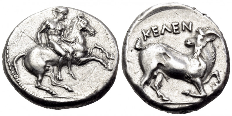 CILICIA. Kelenderis. Circa 410-375 BC. Stater (Silver, 21.5 mm, 10.58 g, 3 h). N...