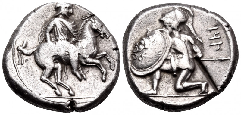 CILICIA. Tarsos. Circa 410-385 BC. Stater (Silver, 20.5 mm, 10.59 g, 5 h). Satra...