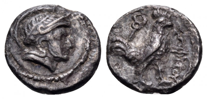 BAKTRIA, Pre-Seleukid Era. Sophytes, circa 305-294 BC. Obol (Silver, 9 mm, 0.57 ...