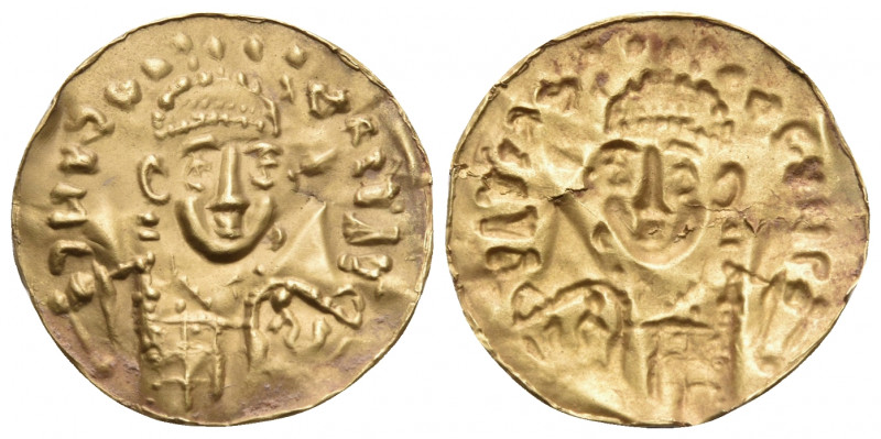 LOCAL ISSUES, Silk Road region. Circa 5th-8th centuries. Bracteate (Gold, 16 mm,...