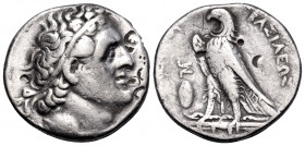 PTOLEMAIC KINGS OF EGYPT. Ptolemy II Philadelphos, 285-246 BC. Tetradrachm (Silver, 26 mm, 13.87 g, 1 h), Alexandria. Diademed head of Ptolemy I to ri...