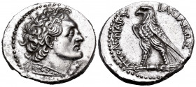 PTOLEMAIC KINGS OF EGYPT. Ptolemy VI Philometor, first reign, 180-164 BC. Tetradrachm (Silver, 27 mm, 14.01 g, 12 h), Alexandria. Diademed head of Pto...
