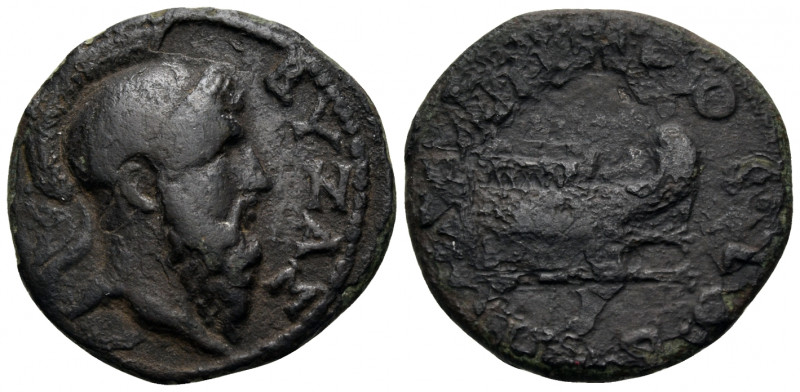 THRACE. Byzantium. Pseudo-autonomous issue, 2nd-3rd centuries. (Bronze, 23 mm, 5...