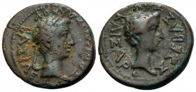 KINGS OF THRACE. Rhoemetalkes I, circa 11 BC-AD 12. (Bronze, 19 mm, 4.39 g, 5 h). BAΣIΛEΩΣ POIMHTAΛKOY Diademed head of Rhoemetalkes I to right. Rev. ...