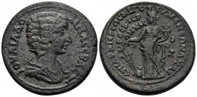 PHRYGIA. Eumeneia. Julia Domna, Augusta, 193-217. (Bronze, 29 mm, 15.40 g, 6 h), struck under Niger, archierus for the second time. IOYΛΙΑ ΔΟΜΝΑ CEBAC...