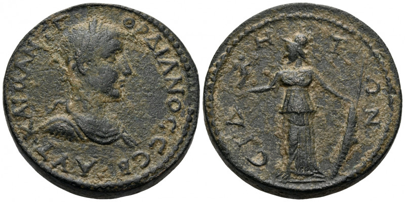 PAMPHYLIA. Side. Gordian III, 238-244. (Bronze, 30 mm, 28.95 g, 6 h). ΑΥΤ ΚAI Μ ...