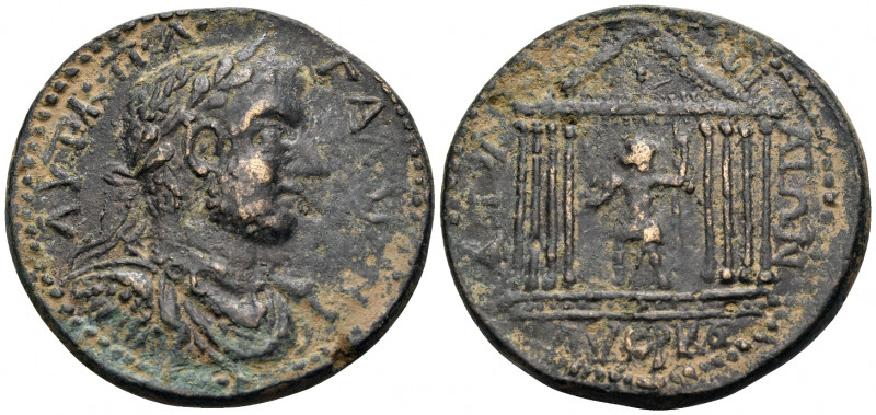 PISIDIA. Apollonia-Mordiaeum. Gallienus, 253-268. (Bronze, 40 mm, 34.03 g, 6 h)....