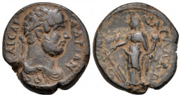 PISIDIA. Sagalassus. Hadrian, 117-138. (Bronze, 21 mm, 5.75 g, 1 h). KAICAP AΔPIANOC Laureate and draped bust of Hadrian to right. Rev. ϹΑΓΑΛΑϹϹΕWΝ Ty...