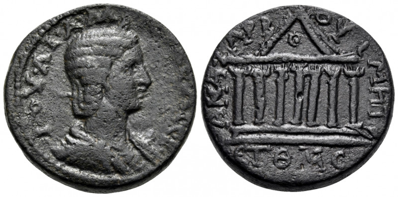 CILICIA. Anazarbus. Julia Mamaea, Augusta, 222-235. (Bronze, 23 mm, 11.19 g, 11 ...
