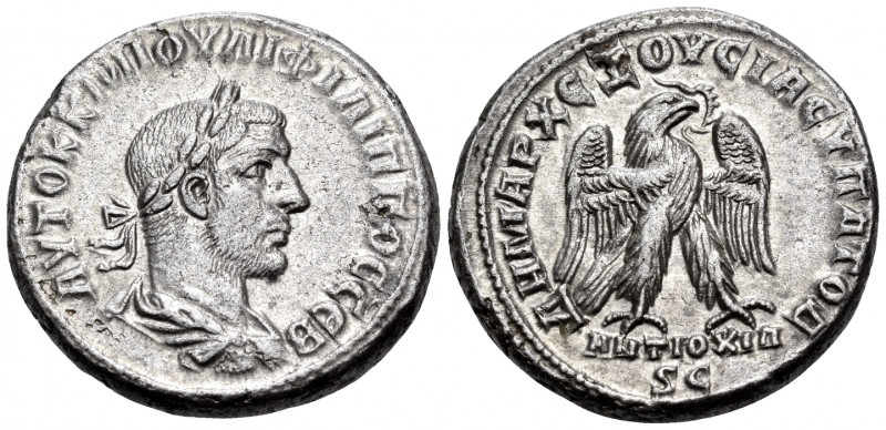 SYRIA, Seleucis and Pieria. Antioch. Philip I, 244-249. Tetradrachm (Billon, 25 ...