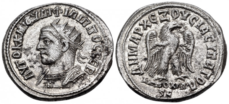 SYRIA, Seleucis and Pieria. Antioch. Philip I, 244-249. Tetradrachm (Billon, 27 ...