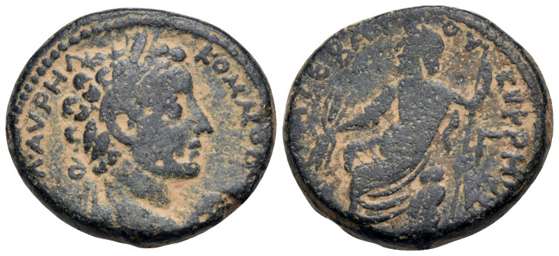 SYRIA, Cyrrhestica. Cyrrhus. Commodus, 177-192. (Bronze, 21 mm, 10.50 g, 12 h). ...