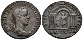SYRIA, Cyrrhestica. Cyrrhus. Philip II, 247-249. 8 Assaria (Bronze, 27 mm, 14.75 g, 12 h). AYTOK K M IOYΛI ΦΙΛΙΠΠOC CEB Laureate, draped and cuirassed...