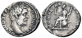 Clodius Albinus, Caesar, 193-195. Denarius (Silver, 19 mm, 2.90 g, 12 h), Rome. D CLOD SEPT ALBIN CAES Bare head of Clodius Albinus to right. Rev. ROM...