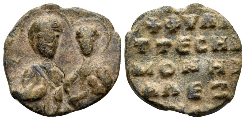 BYZANTINE SEALS. Monastery of Alexios Studites, circa 1025-1043. Seal or Bulla (...