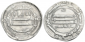 ISLAMIC, 'Abbasid Caliphate. Al-Ma'mun, AH 199-218 / AD 813-833. Dirham (Silver, 23 mm, 2.83 g, 9 h), Medinat Isbahan (Isfahan), dated AH 199 = 814/5 ...