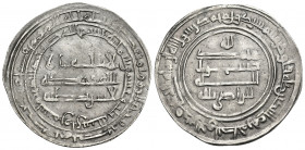 ISLAMIC, 'Abbasid Caliphate. Al-Radi, AH 322-329 / AD 934-940. Dirham (Silver, 27 mm, 2.41 g, 9 h), Surra man Ra'a (Samarra, the capital of the Abbasi...
