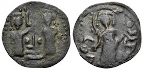 ISLAMIC, Anatolia & al-Jazira (Post-Seljuk). Zangids (Syria). Nur al-Din Mahmud, AH 541-569 / AD 1146-1173. Dirhem (Bronze, 22 mm, 2.12 g, 6 h), Halab...
