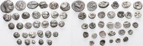 GREEK. Circa 5th - 3rd century BC. (Silver, 18.24 g). A lot of Thirty-one (31) silver fractions, mostly from mainland Greece and Asia Minor. A pleasin...