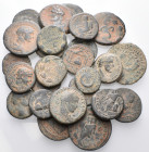 ROMAN PROVINCIAL. Asia Minor. Circa 1st - 4th century. (Bronze, 254.00 g). Lot of twenty-fife (25) Roman Provincial Bronze Coins from various mints, m...