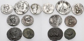 ROMAN PROVINCIAL. Asia Minor. Circa 1st - 3rd century. (Silver/Bronze, 13.37 g). Lot of Seven (7) Roman Provincial silver (5) and bronze (2) coins, in...