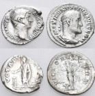ROMAN IMPERIAL. Circa 2nd - 3rd century. Denarius (Silver, 5.75 g). A lot of Two (2) Denarii of Hadrian and Maximinus I. About very fine. Lot sold as ...