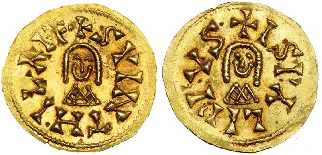 SUINTHILA. Tremissis. Ispali. A/ 1SVINTHILARE. R/ 1ISPALIPIVS. CNV-289. EBC.
