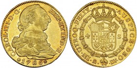 4 escudos. 1786. Madrid. DV. VI-1470. B.O. EBC/EBC+.